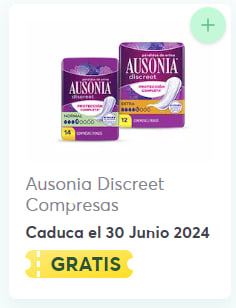 Gratis Ariel Pods, Compresas Ausonia, Don Limpio Spray, Ambipur Recambios Sevilla (Reembolso)