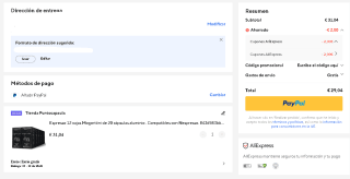 Espresso o Intenso 12 cajas Mogorttini de 20 cápsulas Compatibles con Nespresso por 29.04€