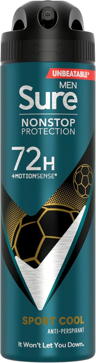 Sure Men Sport Cool Anti-Perspirant Deodorant 150ml - £1.25