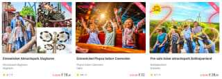 €2,50 éxtra korting op alle pretparken bij Tripper