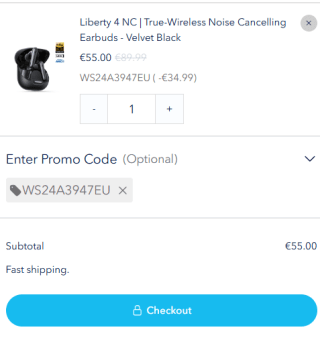 Soundcore Liberty 4 NC - Wireless Noise Cancelling Earbuds voor €55 dmv code bij Soundcore