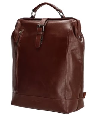 Genicci Kirk Leren Laptoprugtas 13,3" cognac voor €39,95 bij iBOOD