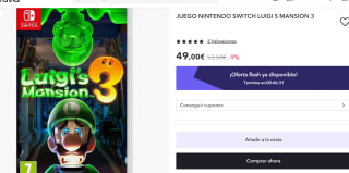 Luigi mansion 3 - Nintendo Switch por 36.75€
