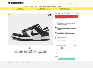 Zapatillas Nike Dunk Low Panda Mujer por solo 64€