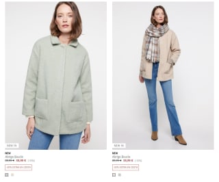 Hasta 75% + 30% EXTRA Mujer y 25% EXTRA hombre alucina