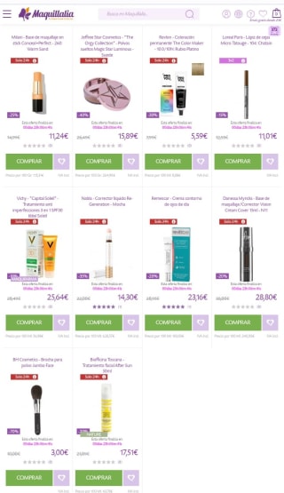 SuperFlash con hasta -70% de Descuento en Maquillalia.