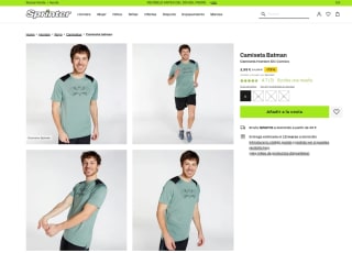 Camiseta Batman Hombre DC Comics por 3,90€