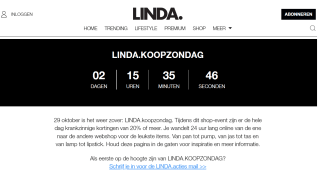 Linda Koopzondag 29 oktober met kortingen van 20% of meer