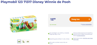 Playmobil 123 71317 Disney Winnie de Pooh voor €12,99 bij Trekpleister