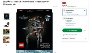 Lego Star Wars 75381 Droideka voor €41,99 bij Smyths Toys