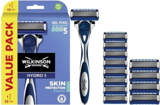 Maquinilla Afeitar Wilkinson Sword Hydro 5 Skin Protection Regular de 5 Hojas con 13 Recambios por 17,29€