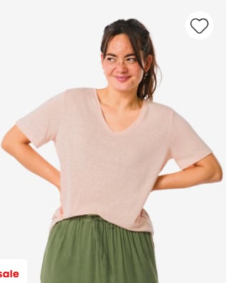 Diverse Dames t-shirt's vanaf €3 bij de Hema