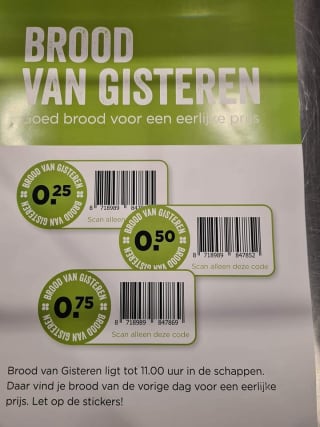 PLUS start met verkoop brood van gisteren