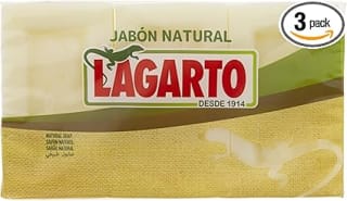 Lagarto jabón pastilla natural pack 3 x 200 gr por 2,65€