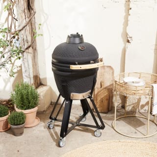 Kamado barbecue - 18 inch - Zwart 105 x 63 x 45 cm | Ø 37,5 cm voor €299 bij de Action