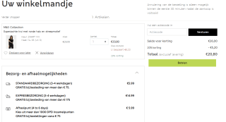 20% kassakorting op dames- en herenkleding en lingerie bij Marks & Spencer