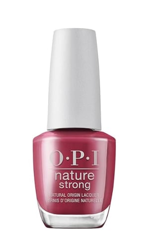 OPI Nature Strong Esmalte uñas Larga duración Origen natural y vegano Tono rojo, Give a Garnet 15ml por 6,13€