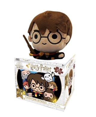 Puzzle lenticular Harry Potter con peluche 300 piezas Wizarding World por 11.5€