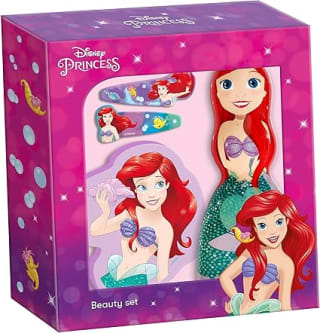 Disney Princess Estuche Baño Ariel con Gel Champú, Esponja Baño y 2 Clips Cabello por 7,99€