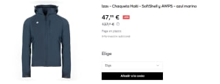 Chaqueta softshell para Hombre Izas Haiti por 47.99€