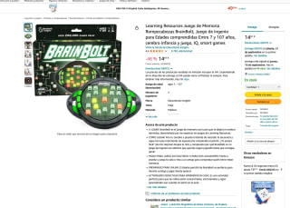 BrainBolt juego de memoria electrónico por solo 14,81€