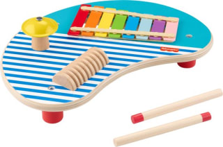 Fisher-Price Houten Muziektafel - Met instrumenten - 3 delig voor €5,99 bij Bol