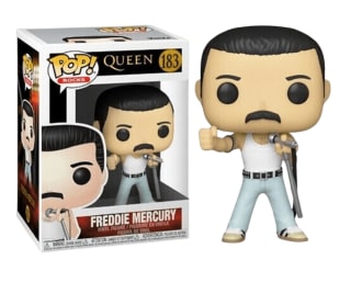 Figura - Funko Pop! Rocks: Queen- Freddie Mercury Radio Gaga 1985, 9.5 cm, Vinilo, Multicolor por 9.99€