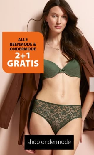2+1 gratis op been- & ondermode bij terStal