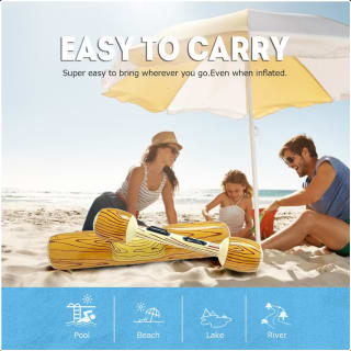 Juego de Troncos Inflables de Batalla para piscina por solo 11,99€