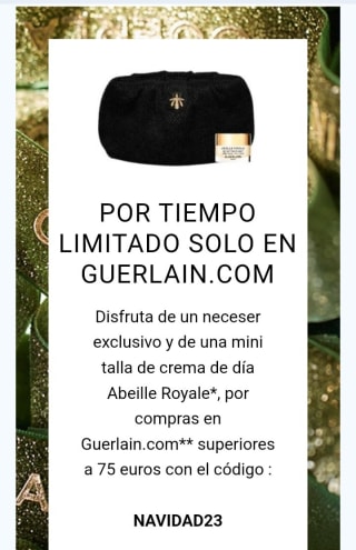 Regalo Neceser + 1 Minitalla con compra.