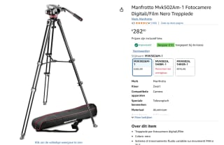 Manfrotto MVK502AM-1 Video Kit voor €272 dmv code bij Amazon