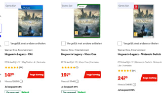 Hogwarts Legacy games voor de PS5 / PS4 / Switch / Xbox One vanaf €14,99 bij Bol
