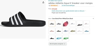 adidas Adilette Aqua slippers voor €10,60 bij Amazon.nl