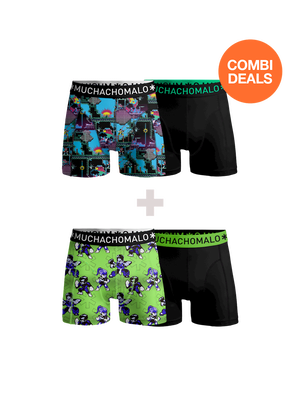 50% korting op Heren 2+2-Pack muchachomalo Boxershorts bij Muchachomalo
