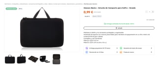precio regalado este Estuche de transporte para GoPro - Grande amazon basics por 0,99€