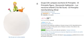 Grupo Erik Lampara el principito por 28,96€