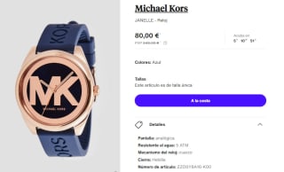 Reloj para Mujer Michael Kors JANELLE por 80€
