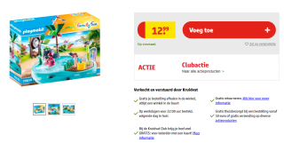 Playmobil 70610 Family Fun Zwembad met Pomp voor €12,99 bij Kruidvat & Trekpleister
