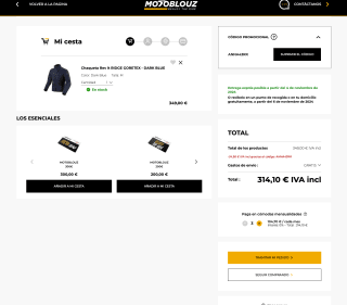 Chaqueta de moto REVIT RIRGE Goretex laminado AA y nivel 2 por solo 314,10€