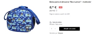 Bolsa para el almuerzo Kukuxumusu "Box-Lemon" por 8.99€