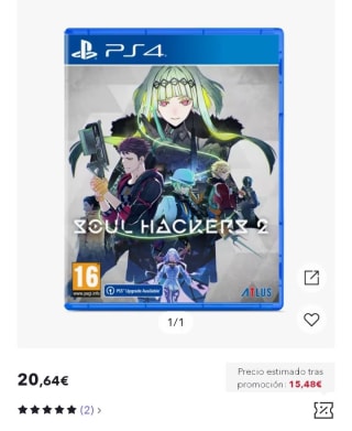 Soul Hackers 2 PlayStation 4por 15,48€.