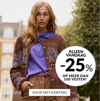 25% korting op alle vesten bij Bon'A Parte