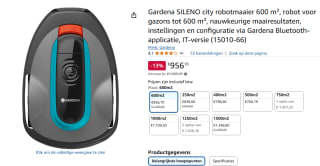 Gardena Smart SILENO city 600 voor € €956,70 bij Amazon