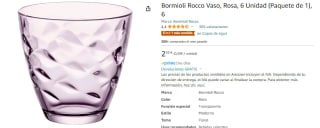 6 vasos verdes Bormioli Rocco HP por 2,95€