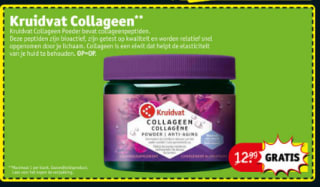 KRUIDVAT COLLAGEEN POEDER 100g gratis bij Kruidvat