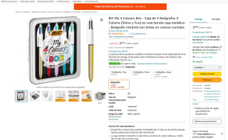 BIC Caja 5 Bolígrafos 4 Colores retráctil por solo 7€