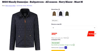 MGO Winterjas 'Maudy' voor €35,99 bij Bol.com