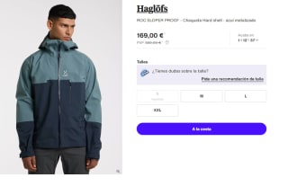 Chaqueta para Hombre Haglöfs ROC SLOPER PROOF por 169€