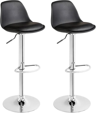 Kit com 02 Banquetas Giratória de Cozinha da Eames - R$ 404,91