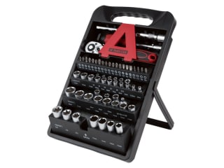 PARKSIDE® Jeu de clés à douille PSSS 61 D4, 61 pièces à 28,99€